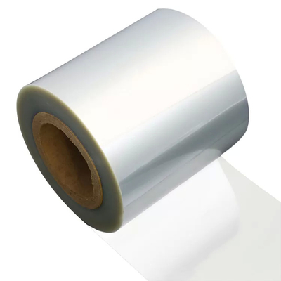 POF Shrink Film Transparent Moisture Proof Soft 45cm Lebar X 1335 Meter Lipat PETG Film