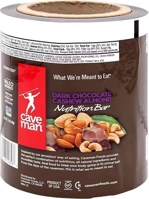 Custom Potato Chips Packaging PE Lay Flat Aluminium Mylar Nylon Label PVC Shrink OPP Laminating 35mm Film Roll