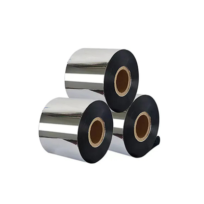 12u Lapisan Putih Polyethylene PE Metallized PET Film Makanan Soft Petg Film Silver Crystal Mirror Pet Film