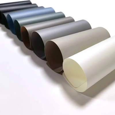 0.25mm Solid Color High Glossy Soft Touch Plastik PETG PET Meubel Board Pelindung Film Roll Untuk Laminasi