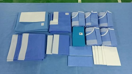 Oem Odm Pembedahan Paket Biru Hijau Putih Instrumen Bedah Medis Set untuk Rumah Sakit dan Penyedia Layanan Kesehatan