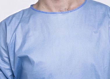 Gaun Bedah Sekali Pakai Steril Pakaian Medis SMMS S - XL Untuk Pengendalian Infeksi