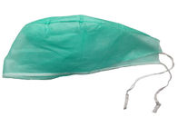 SMS Disposable Head Cap Anti Virus, Surgical Disposable Hats Penggunaan Dokter / Perawat