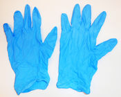 Blue Dispsoable Examination Nitrile Glove Powder Gratis 12 Inch Untuk Penggunaan Medis