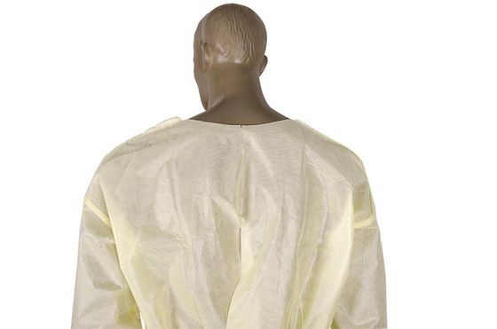 Unisex Non Woven Disposable Medical Gowns 30g-60g Industri Makanan
