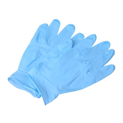 Sarung Tangan Sekali Pakai Non Lateks Blue Nitrile Examination Glove Powder Free Medical