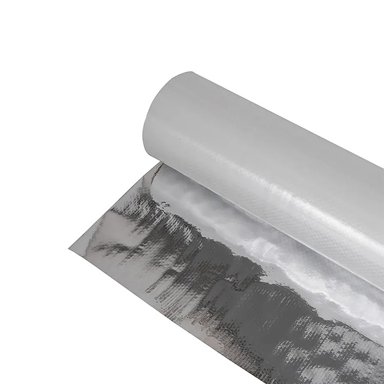12u Lapisan Putih Polyethylene PE Metallized PET Film Makanan Soft Petg Film Silver Crystal Mirror Pet Film