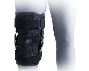 Ukuran Universal Kawat Gigi Ortopedi Dukungan Lutut dengan Engsel ROM yang Dapat Disesuaikan