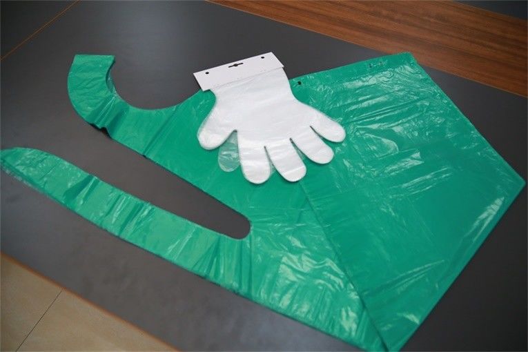 Sarung Tangan Plastik Sekali Pakai Paket Pakai Untuk Dapur Pengolahan Makanan / Penggunaan Medis