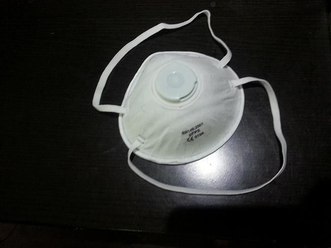 Putih EN149:2001+A1:2009 Disetujui FFP2 Partikulat Respirator Dengan atau Tanpa Katup