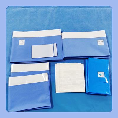Paket Bedah Bernafas Termasuk Warna Biru Hijau Putih Sempurna untuk Penyimpanan Kondisi Area Kering Dan Dingin Memastikan Keamanan